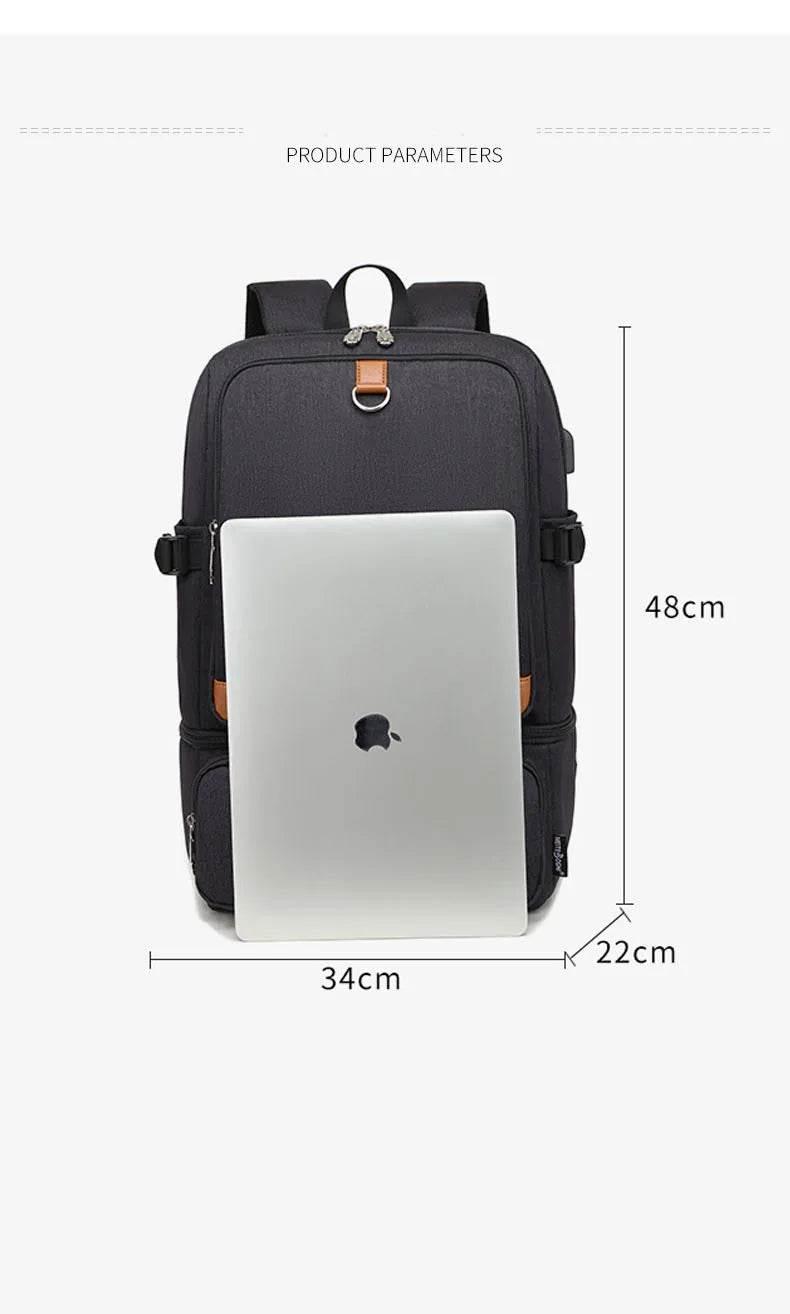 Laptop Backpack Compartment USB Waterproof Backpacks - Empire P.E