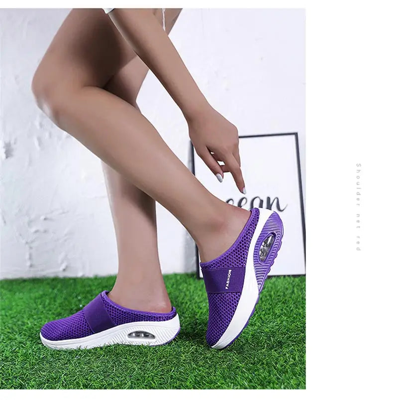 slip-ons without back female sneakers women's sport shoes professional running shoes black sports shoes skor walkx 1229 - Empire P.E