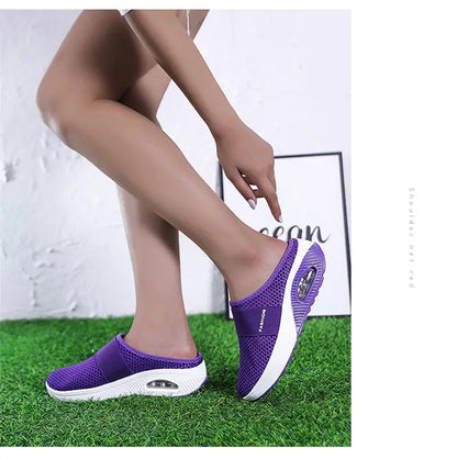 slip-ons without back female sneakers women's sport shoes professional running shoes black sports shoes skor walkx 1229 - Empire P.E