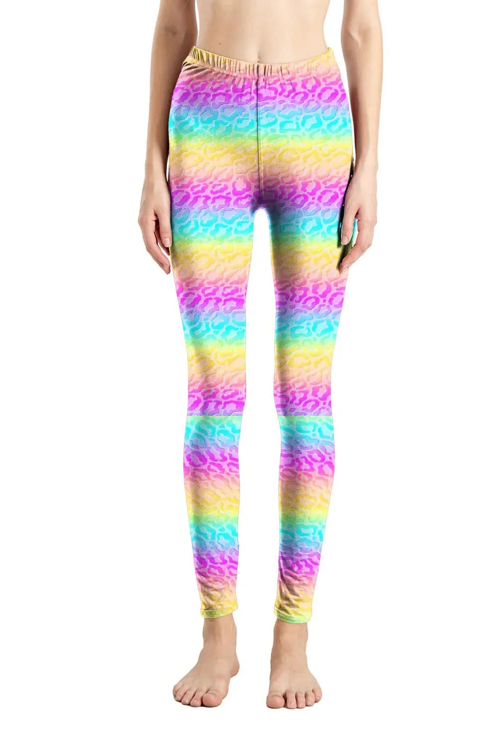 Leopard Leggings Printed High Waist - Empire P.E