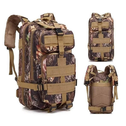 Men's Classic Tactical Backpack Travel Sports Camouflage Bag Outdoor Climbing Hunting Backpack Fishing Hiking Nylon 3P Pack Bag - Empire P.E