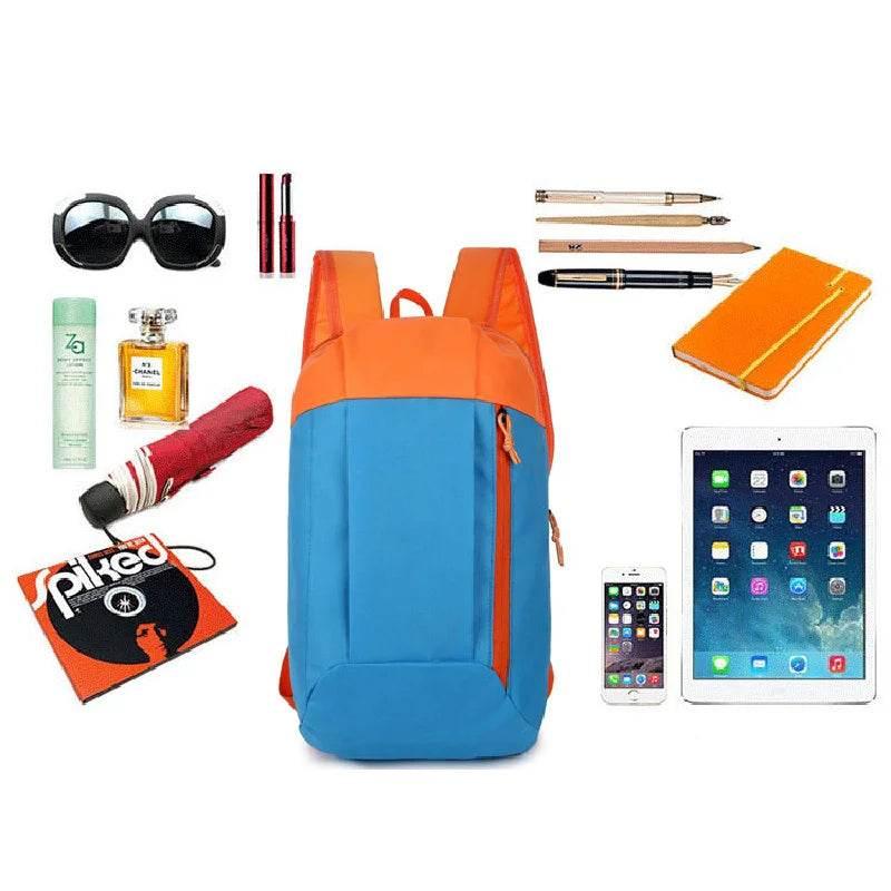 Outdoor Sports Light Weight 10L Waterproof Backpack Travel Hiking Bag Zipper Adjustable Belt Camping Knapsack Men Women Child - Empire P.E