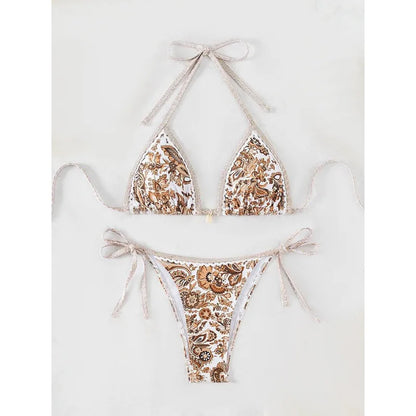 2026 New Halter String Triangle Two Piece Bikini