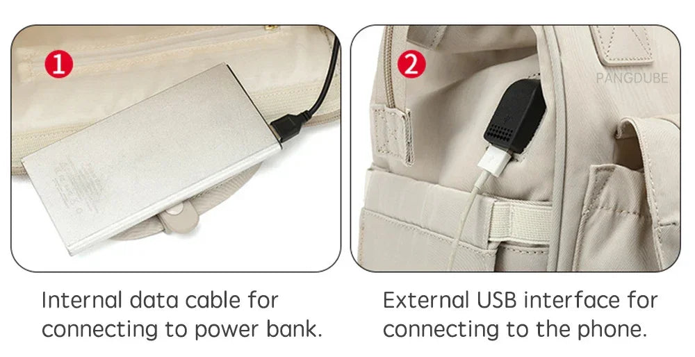 Baby Bag with 2pcs Stroller Hooks - Empire P.E