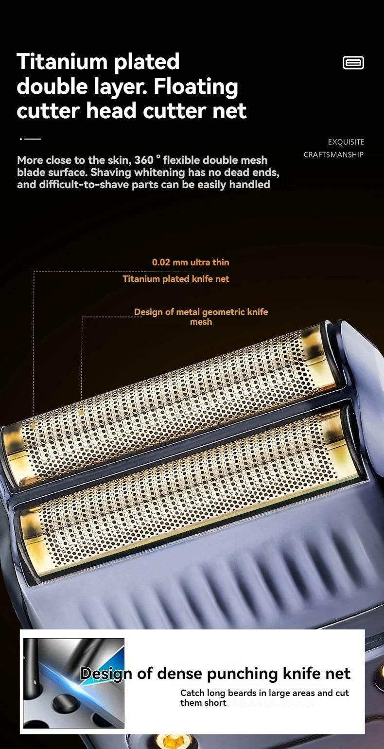 Men's shaver, practical oil head whitening device, hair cutting and shaving head divine tool, electric shaver special - Empire P.E