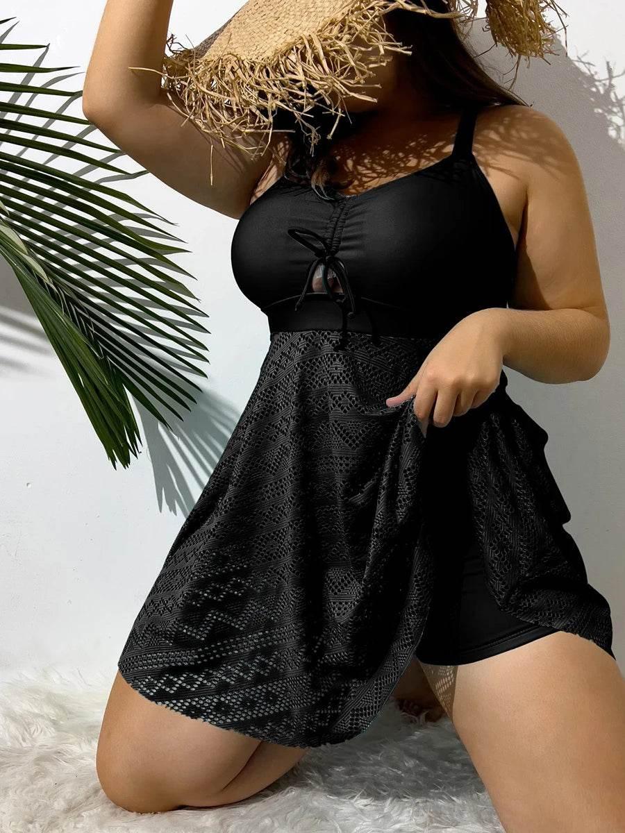 2 Pieces Large Plus Size Beauty Beach Dress - Empire P.E