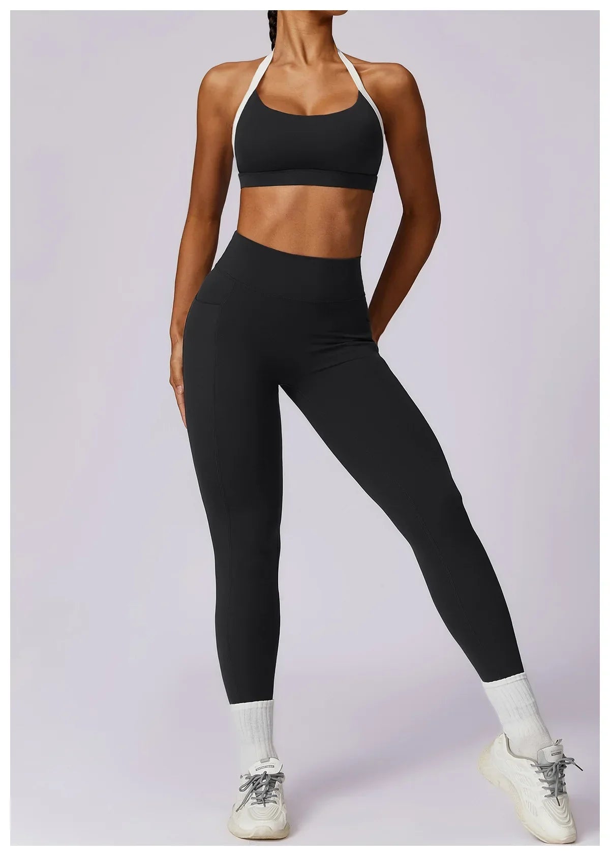 Yoga Set 2PCS Women Sportswear Push Up Workout Clothes - Empire P.E