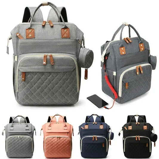 USB Diaper Bag Backpack - Empire P.E