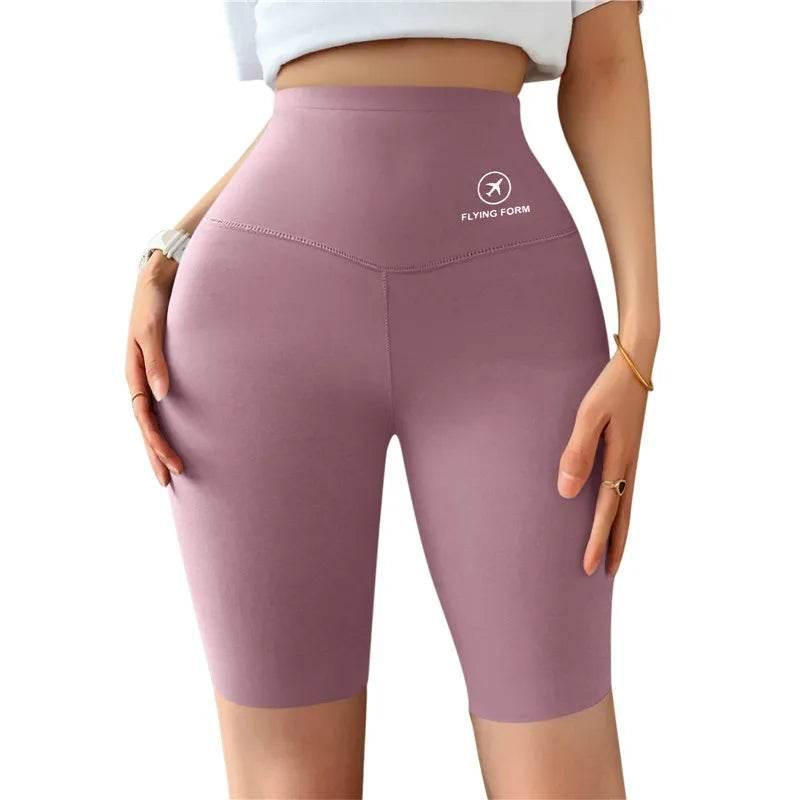Sports Short Leggings Gym Fitness Push Up Shorts Women Yoga Slim Fit Half Pants Elastic High Waist Summer Thin Workout Tights - Empire P.E