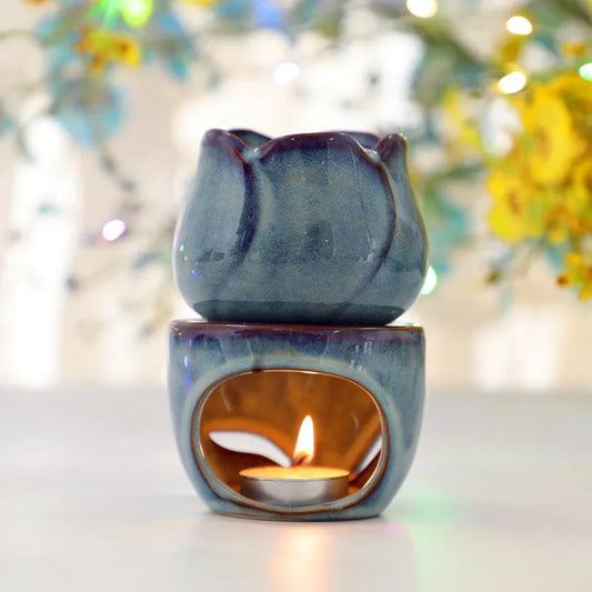 Tulip Ceramic Essential Oil Incense Burner