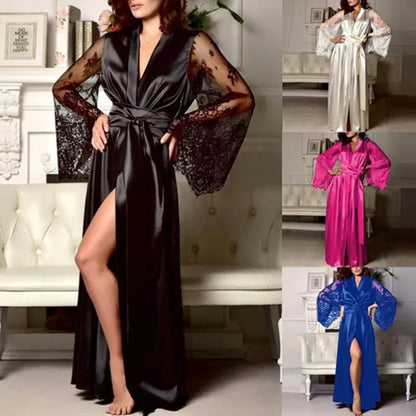 Womens Ice Silk Nightdress - Empire P.E