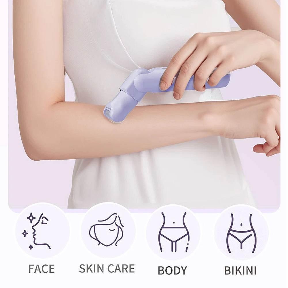 Electric Razors for Women 5 In 1 Bikini Trimmer Face Shavers Hair Removal for Underarms Legs Ladies Body Trimmer Home Appliances - Empire P.E