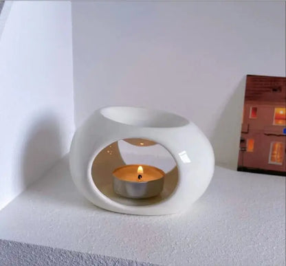 Ceramic Candle Heating Holder Essential Oil Burner