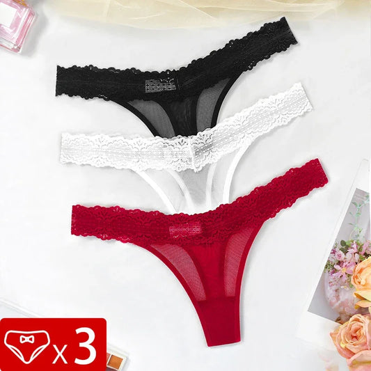 3pcs/Set Women G-string Underwear - Empire P.E