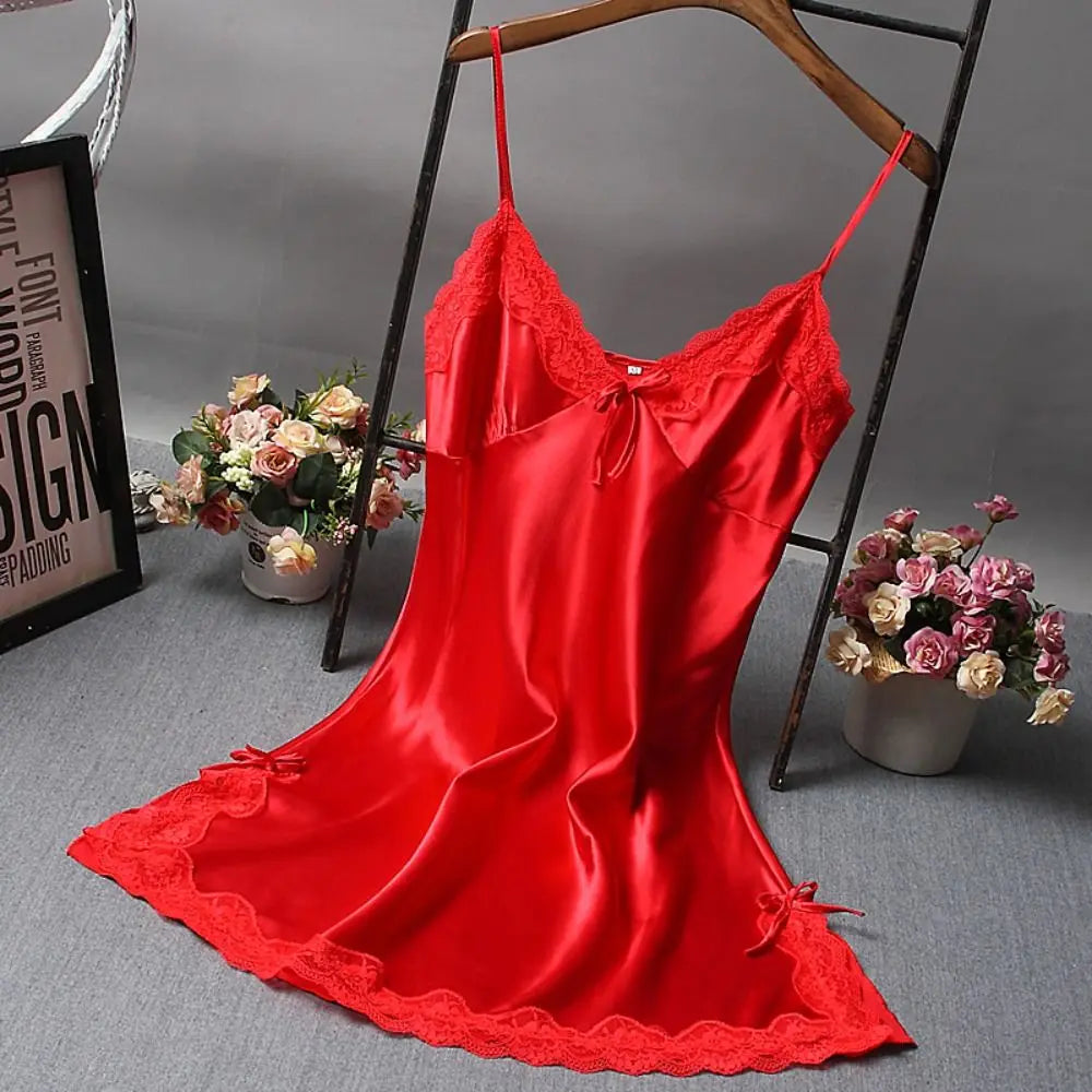Sexy Lace Patchwork Nightdress - Empire P.E