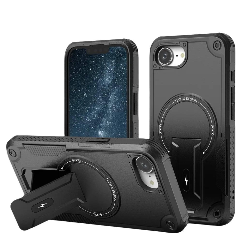 Armor Case for Iphone 16e Iphone16e 16 pro max 15 14 plus 12 13 pro Shockproof Mobile Phone Accessories Stand Cases