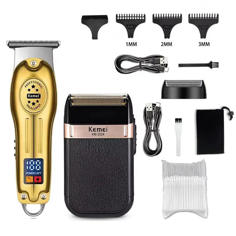 Kemei KM-2628 KM-678 KM-2024 Professional Electric Hair Clippers Rechargeable - Empire P.E