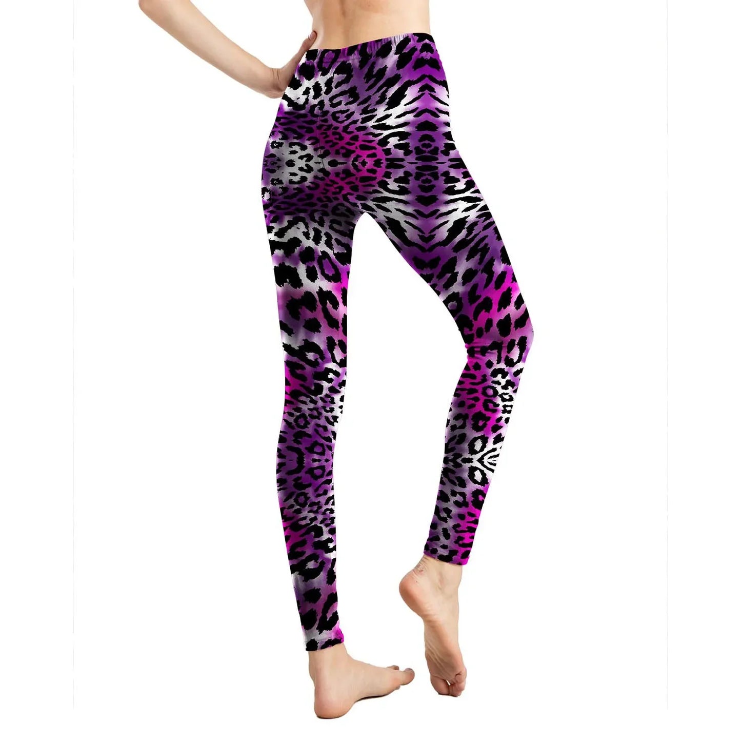Leopard Leggings Printed High Waist - Empire P.E