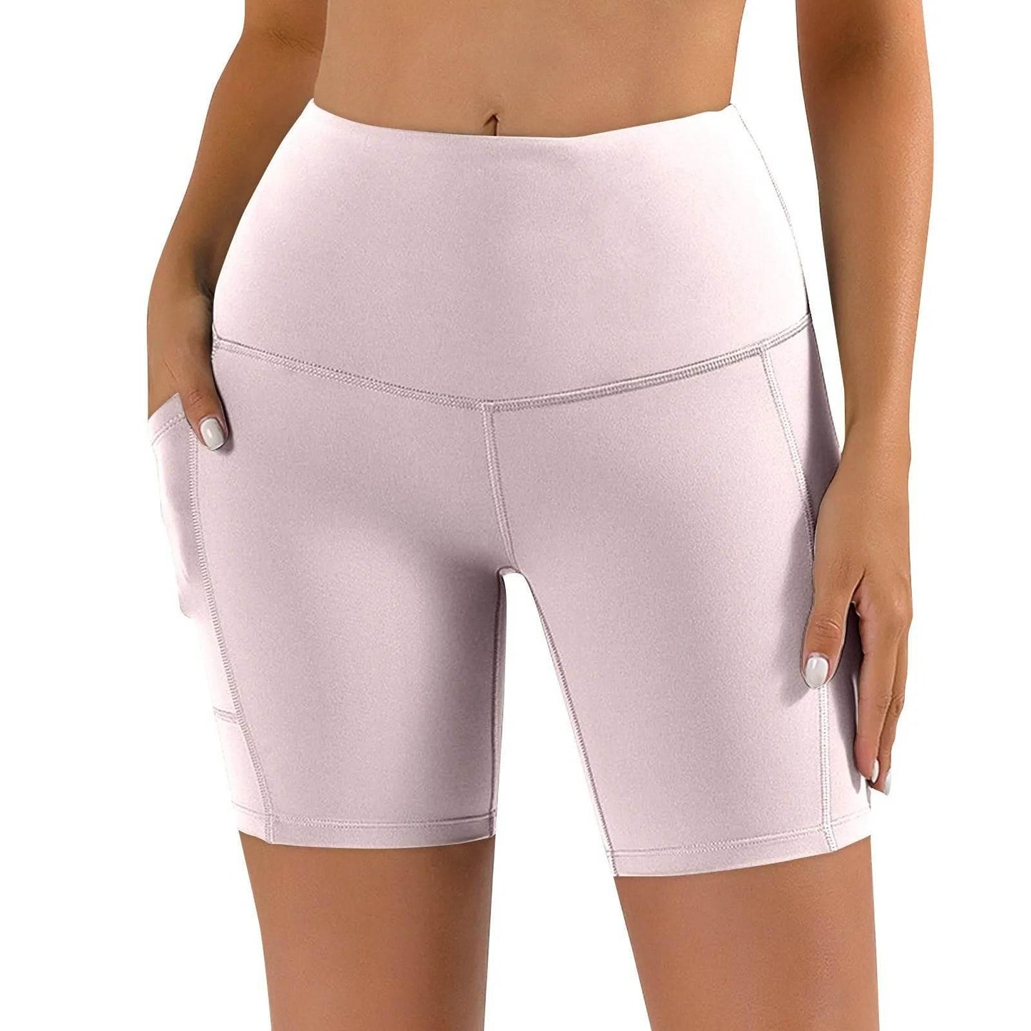 Women Sports Short Yoga Shorts High Waist Breathable Soft Fitness Tight Women Yoga Legging Shorts Cycling Athletic Gym Shorts - Empire P.E