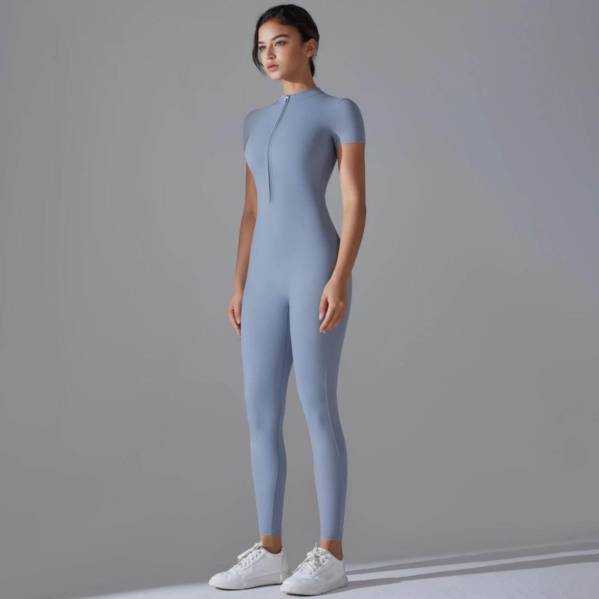 Women Bodysuits Fitness Sports Bodysuit Yoga Suit Breathable Quick Drying Sports Yoga Clothing Women's Gym Push Up Workout - Empire P.E