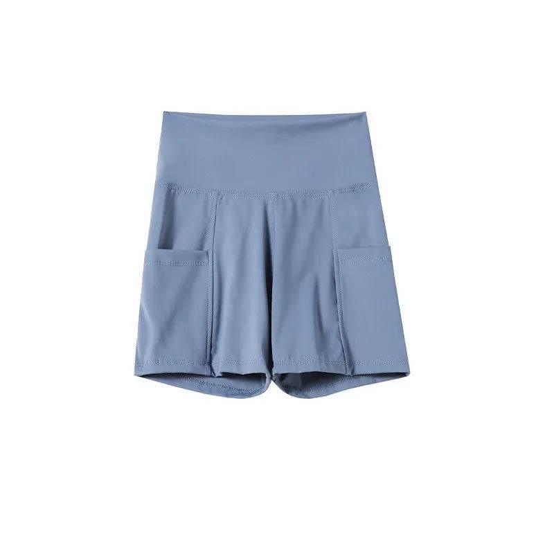 Women Sports Short Yoga Shorts High Waist Breathable Soft Fitness Tight Women Yoga Legging Shorts Cycling Athletic Gym Shorts - Empire P.E