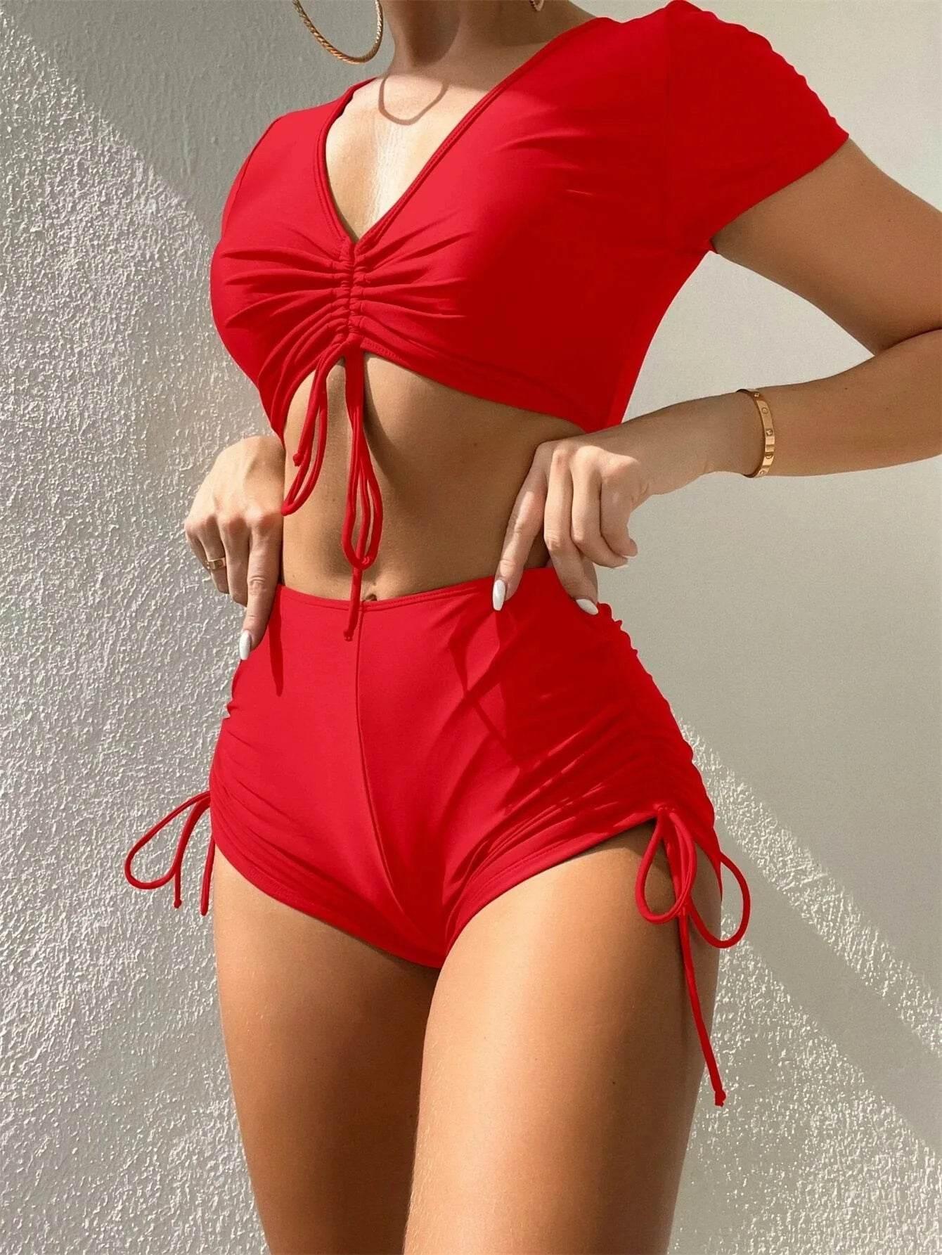 Swimwear Bikinis Two Pieces Set Swimsuit - Empire P.E