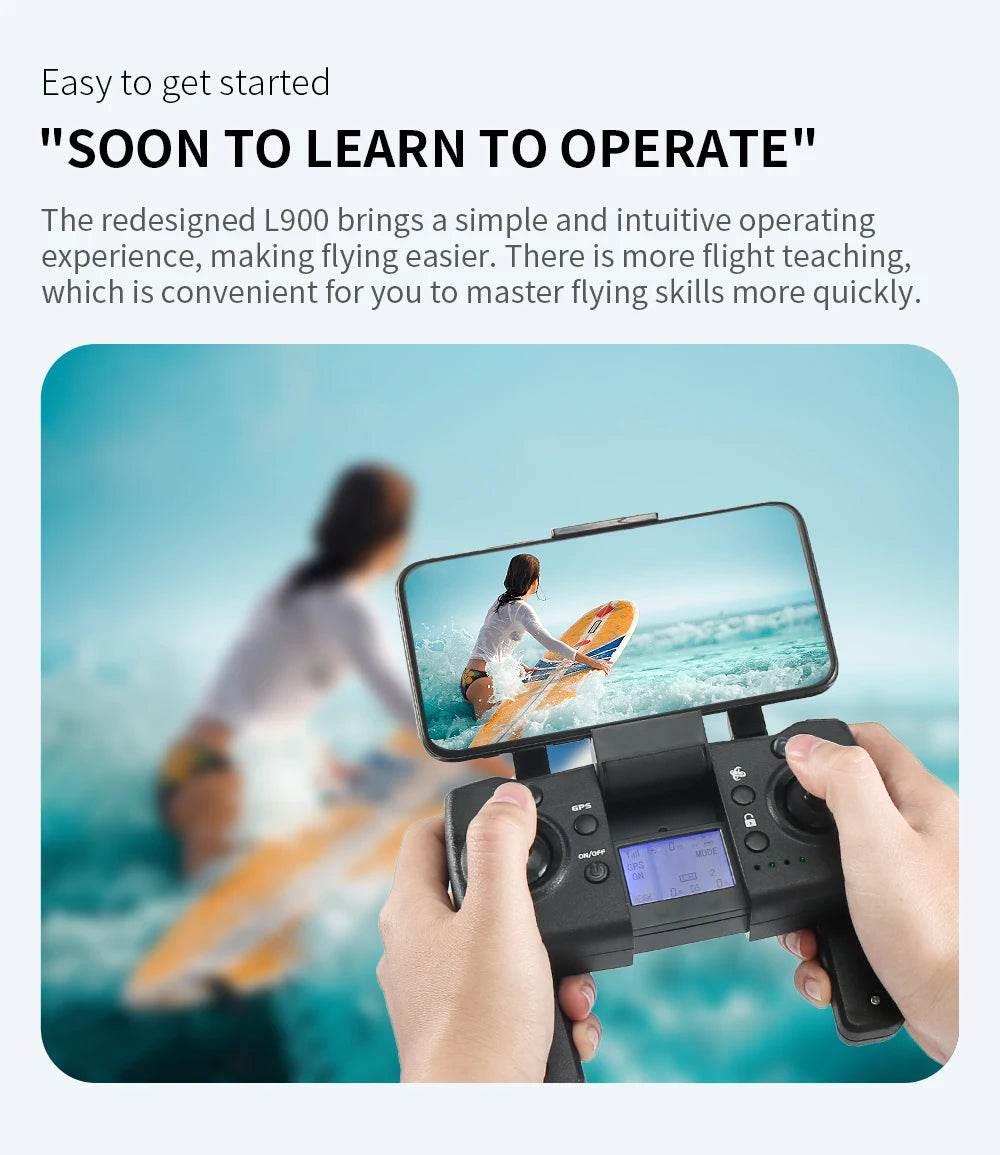 Drone L900 Pro 4K Professional 5G GPS HD Dual Camera Photography Brushless Foldable Quadcopter RC Distance 1.2KM Drones Toys - Empire P.E
