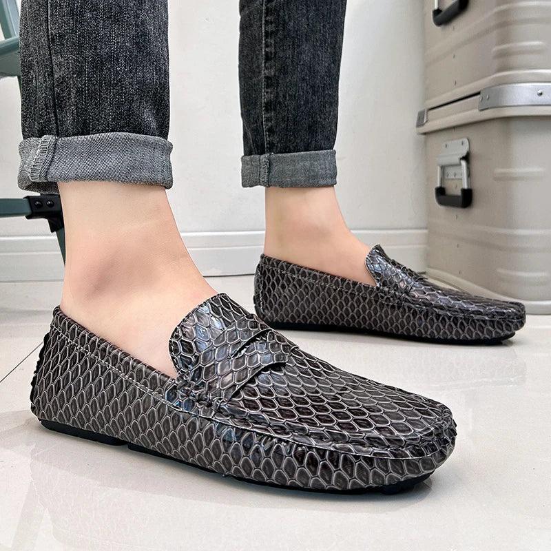New Loafers Men Handmade Leather Dress Shoes - Empire P.E