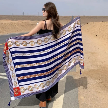 Women Bikini Large Sarong Wrap Scarf Brazilian Swimsuit Bathing Cover-ups