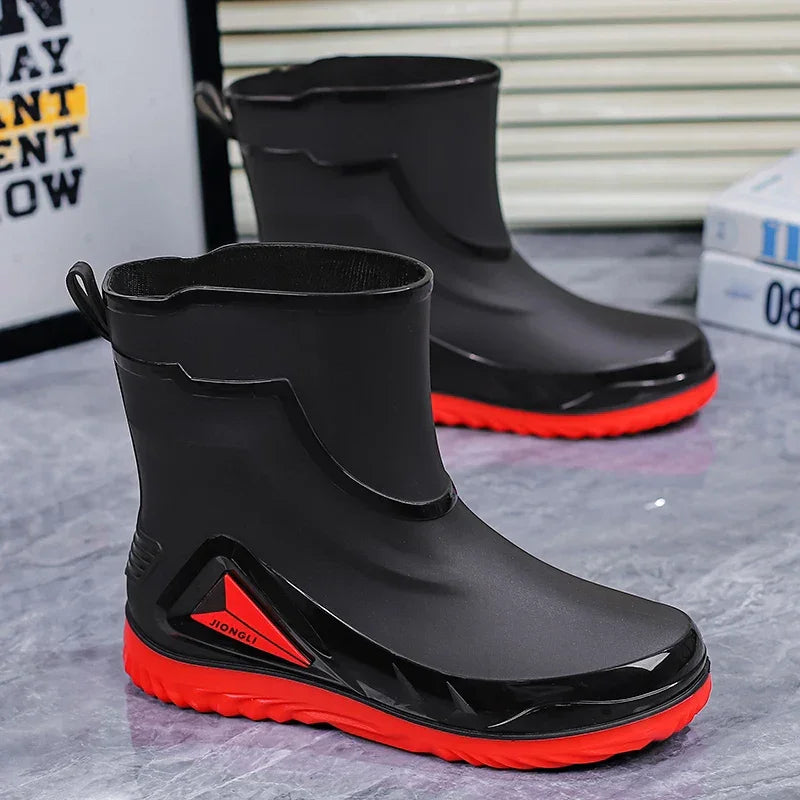Waterproof Men's Rain Boots Agricultural Breathable Anti-skid - Empire P.E