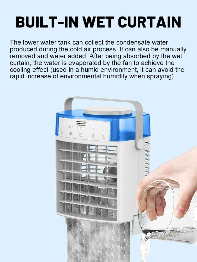 4 IN 1 Portable Air Conditioners Cooling Fan - Empire P.E