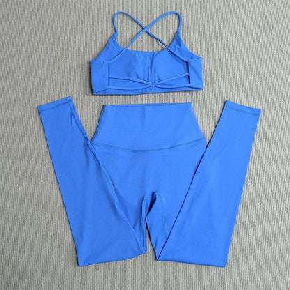 Yoga Clothes Set 2 Pcs Gym Tights Sports Set - Empire P.E