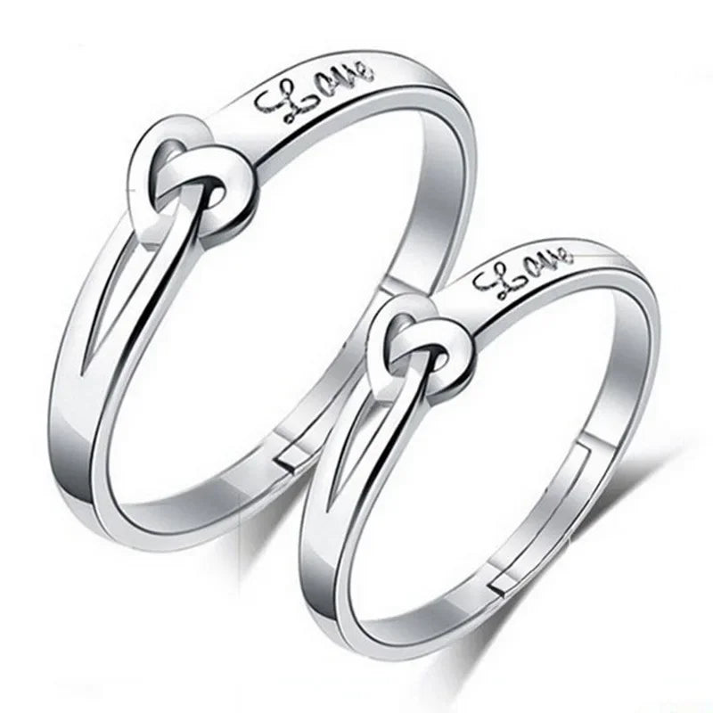 NEW 925 Sterling Silver Moissanite Diamond Couple Rings - Empire P.E