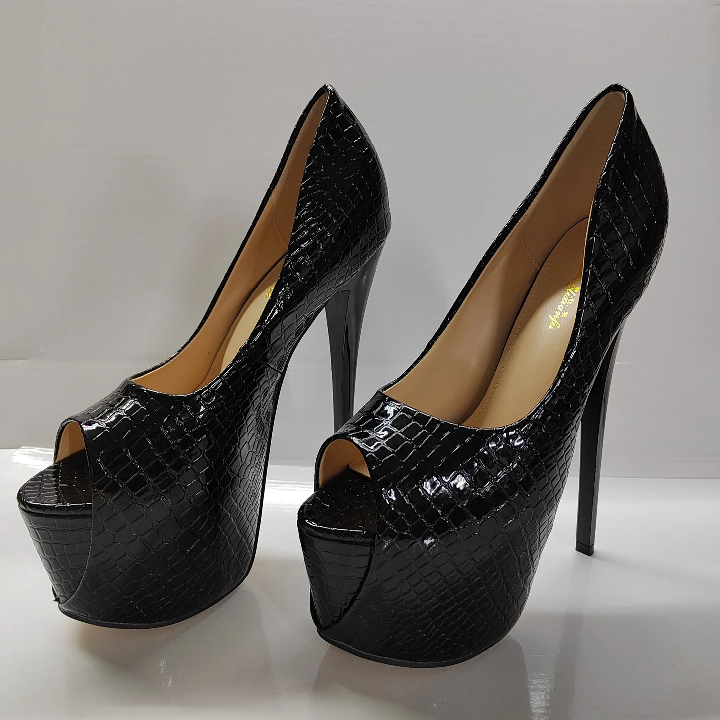 Sexy Stilettos 19cm Thin High-Heeled Patent Leather - Empire P.E