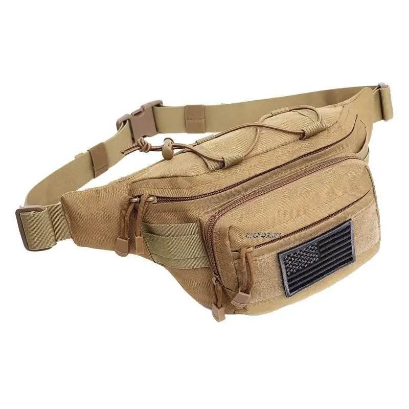 Outdoor Tactical Waist Bag 600D Nylon Oxford Outdoor EDC Fanny Pack Utility Waist Pouch Outdoor Bumbag Hunting Camping Hip Bags - Empire P.E