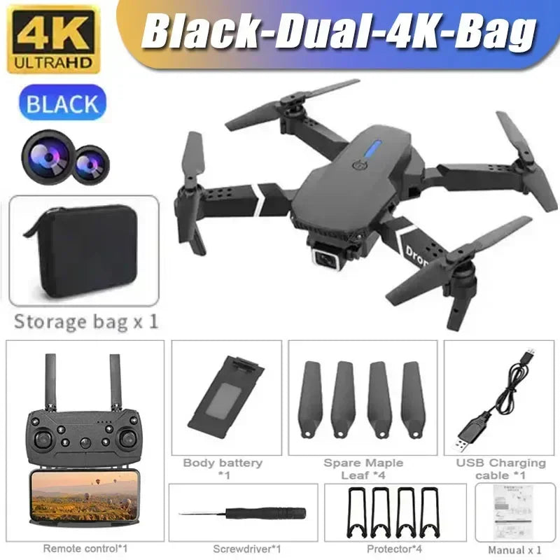 2025 E88 Professional Wide Angle RC Drone HD 4K Camera - Empire P.E
