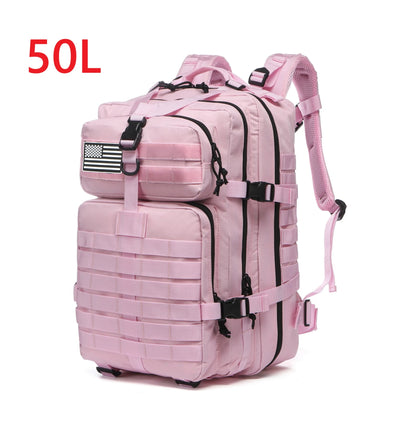 25L/50L 1000D Nylon Waterproof Trekking Fishing Hunting Backpack