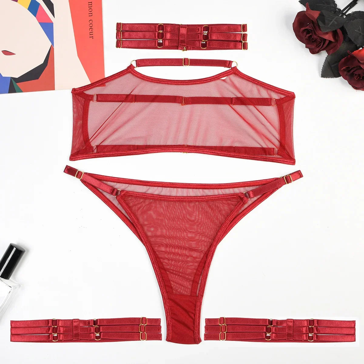 Sensual Lingerie Open Bra See Through Fancy Underwear - Empire P.E