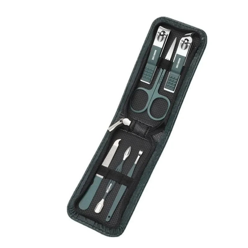 6pcs Nail File Nail Scissors Clipper Manicure Pedicure Kit - Empire P.E
