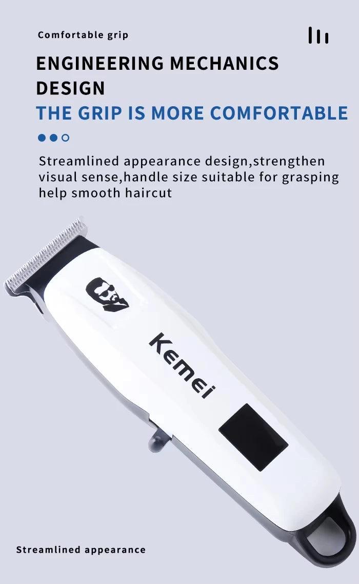 Kemei KM-PG809A KM-PG232 LCD USB Charging Hair Clipper Adjustable - Empire P.E