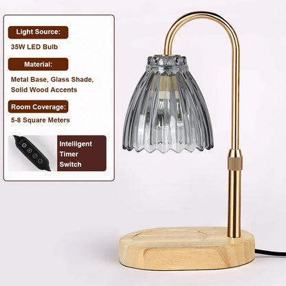 Candle Warmer Lamp with Timer Dimmable Wax Warmer Lamp