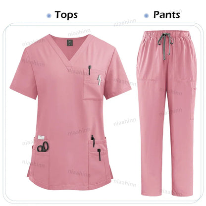 Elastic Scrub Uniform Set - Empire P.E