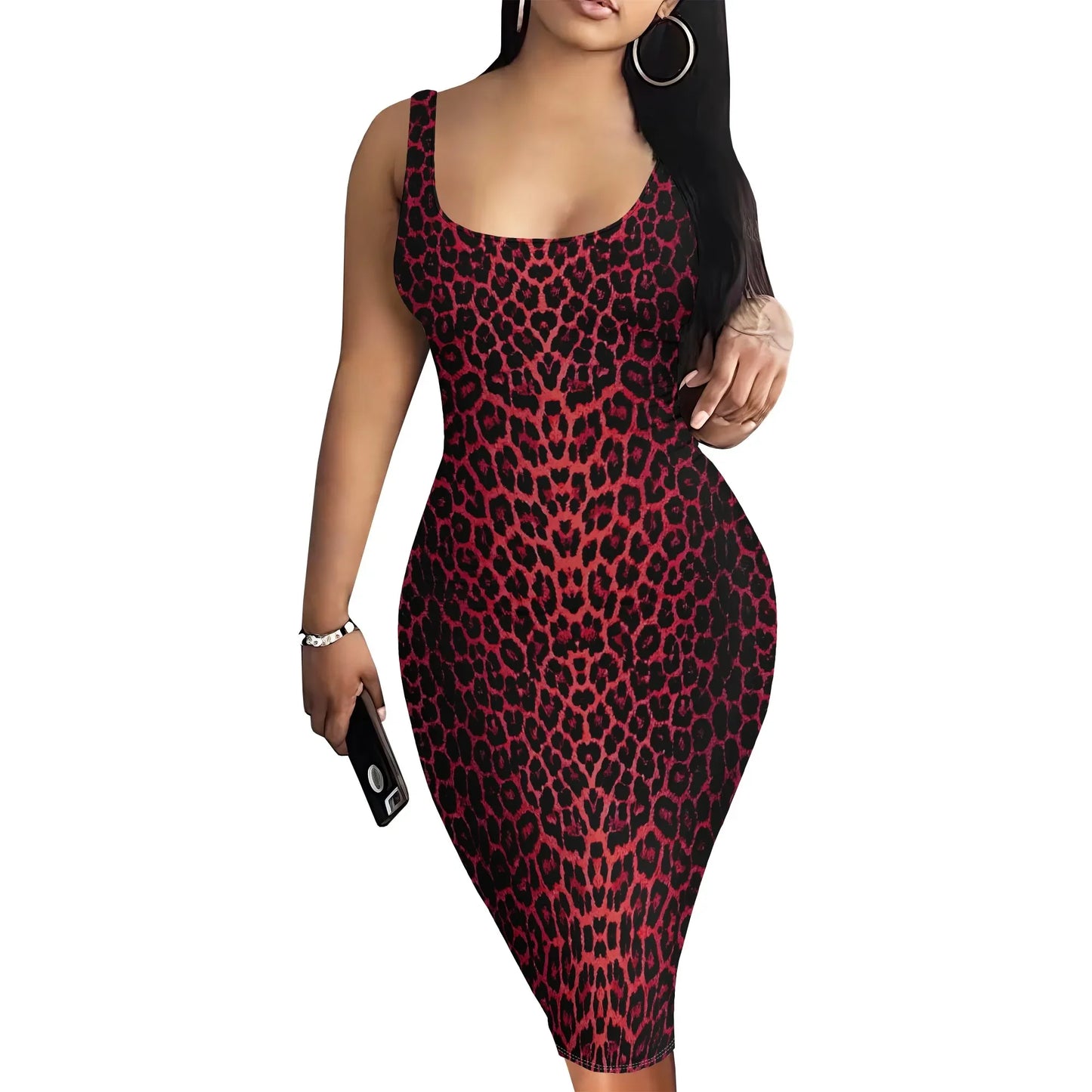 Leopard Print Dress for Women - Empire P.E