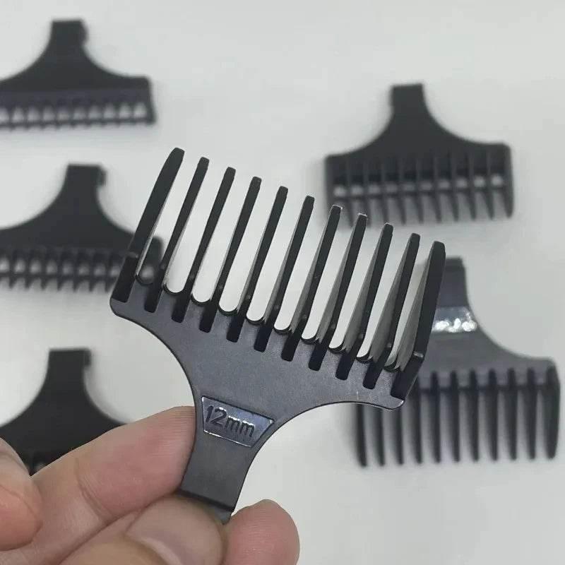 For Kemei Hair Trimmer Limit Comb Universal Black Guards Hairdresser Hair Cutting Guide for KM-5027 KM-1949 1 2 3 6 9 12mm - Empire P.E