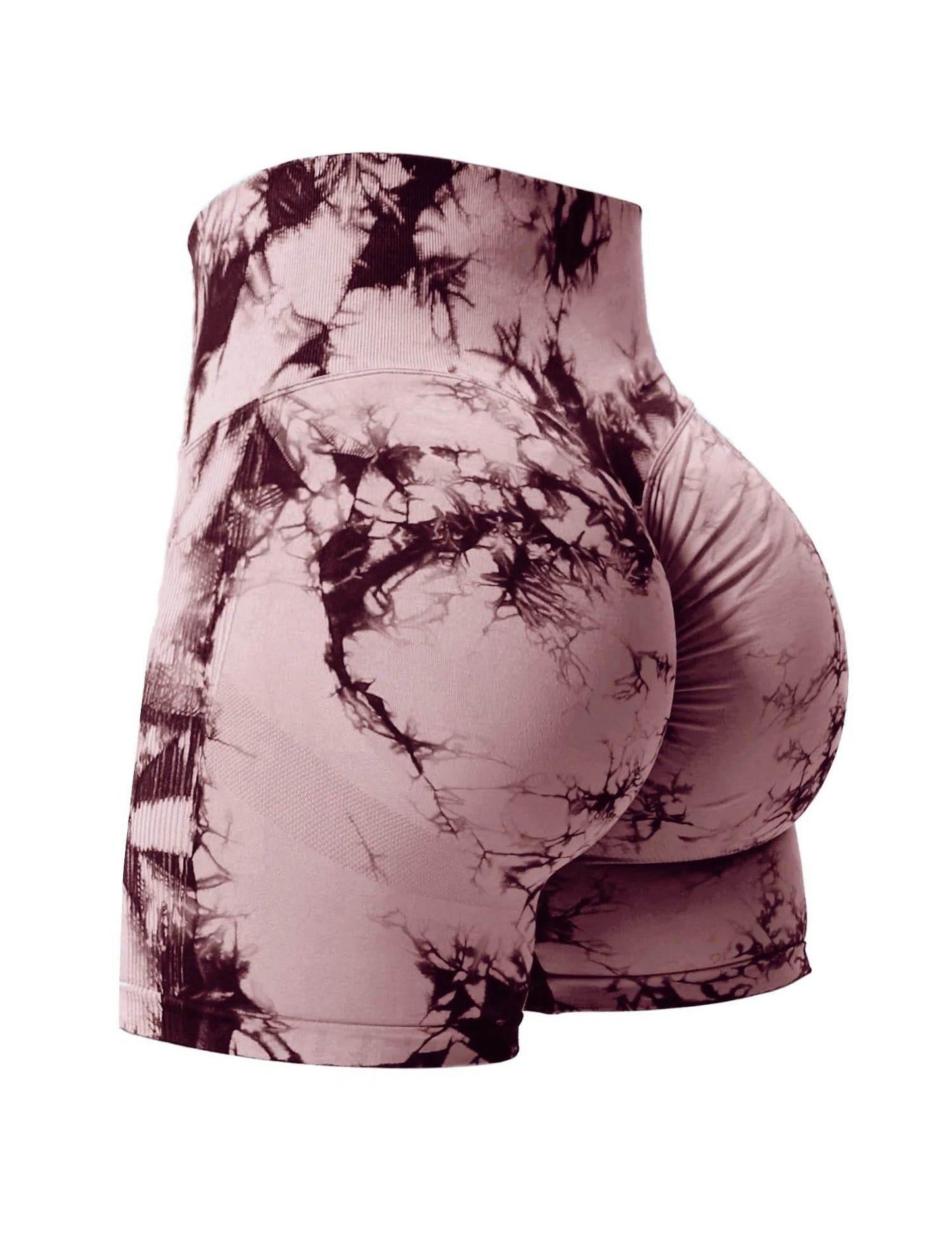 High Waist Tie Dye Butt Lifting Summer Shorts - Empire P.E