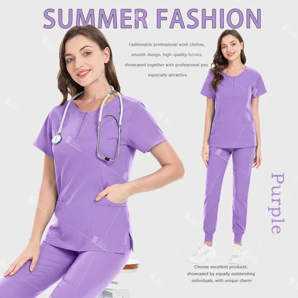 Medical Uniform Elastic Scrub Set - Empire P.E