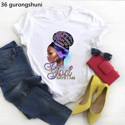 Black Girl Is Beautiful Magic T Shirt - Empire P.E