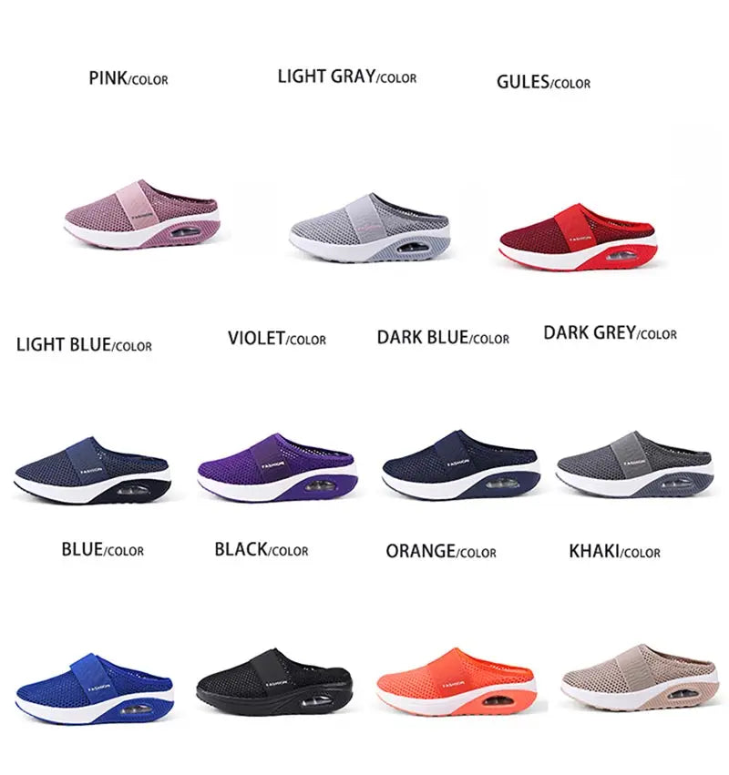 slip-ons without back female sneakers women's sport shoes professional running shoes black sports shoes skor walkx 1229 - Empire P.E