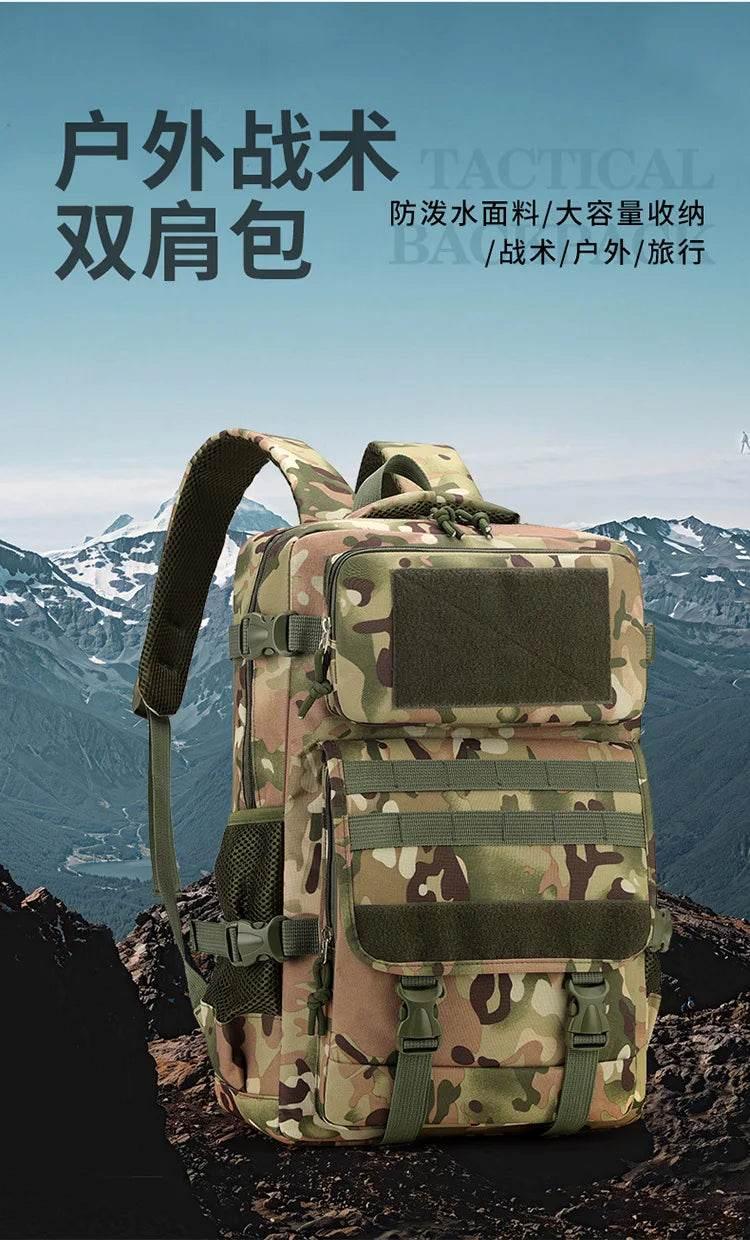 40L Waterproof Outdoor Tactical Backpack Men Travel Daypack Climbing Hiking Trekking Hunting Fishing Camping Sports Rucksacks - Empire P.E