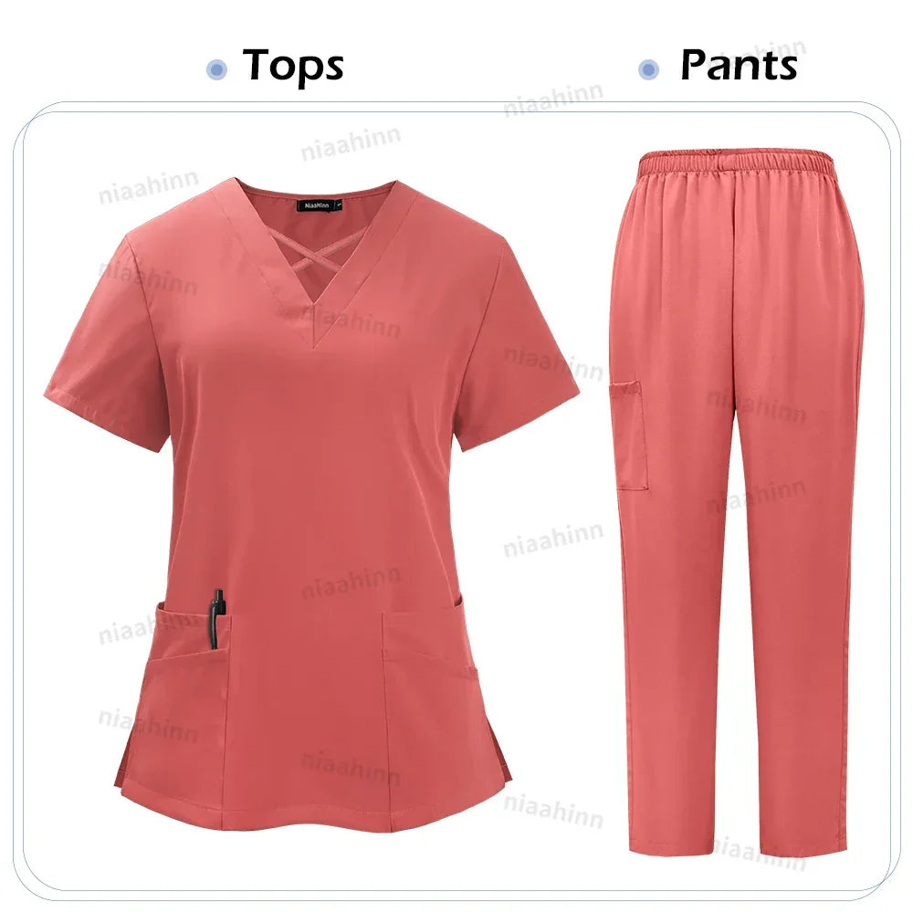 Medical Scrub Uniform Set